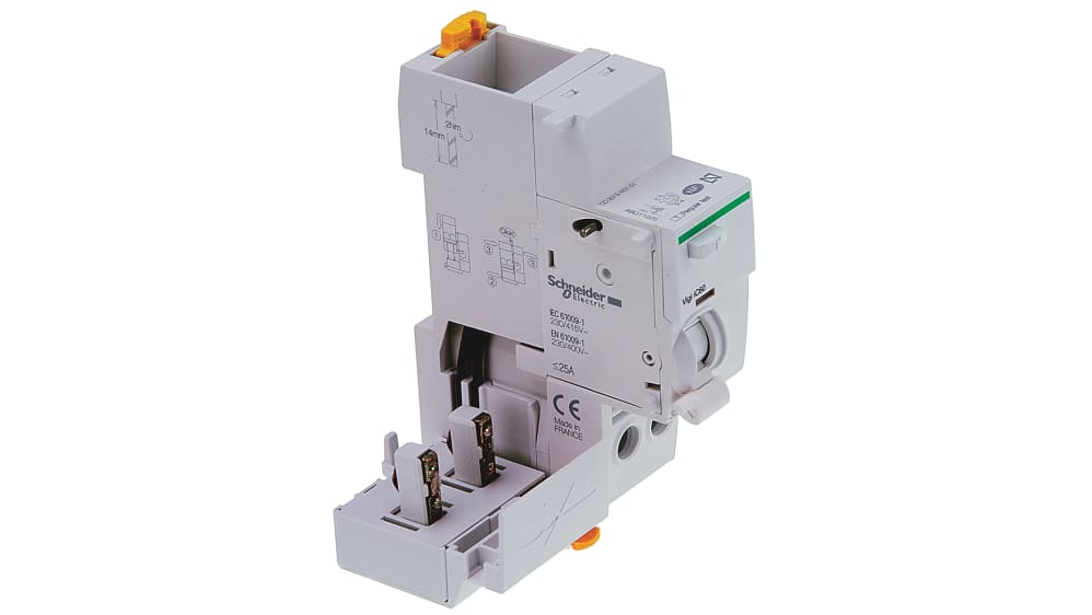 A9Q11225 | Schneider Electric iC60 RCD, 25A, 2 Pole, 30mA, Type AC