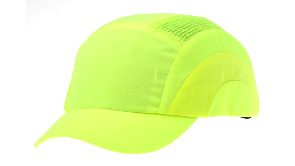 JSP Yellow Short Peaked Safety Cap HDPE Protective Material