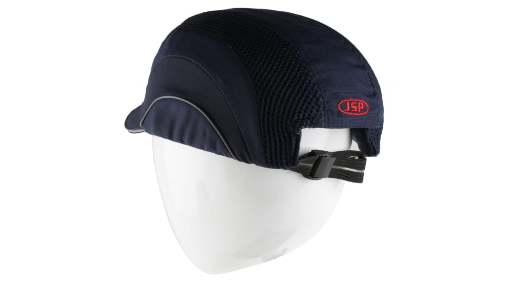 Gorra de seguridad Micro JSP de color Azul oscuro, talla 52 - 65cm Código  RS: 736-2305 Nº ref. fabric.: ABT000-002-100