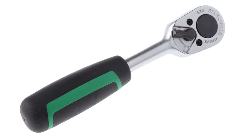11111010 | STAHLWILLE 1/4 in Ratchet with Ratchet Handle, 117mm