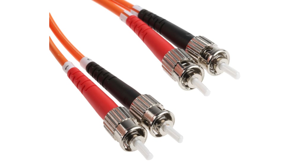 RS PRO 光ケーブル, ST - ST, マルチモード, 62.5/125μm, 20m, 低煙性