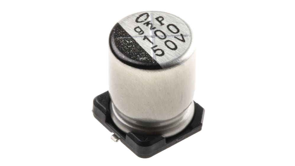 UWT1H101MNL1GS | ニチコン 100μF,50V dc コンデンサ, 表面実装 ±20