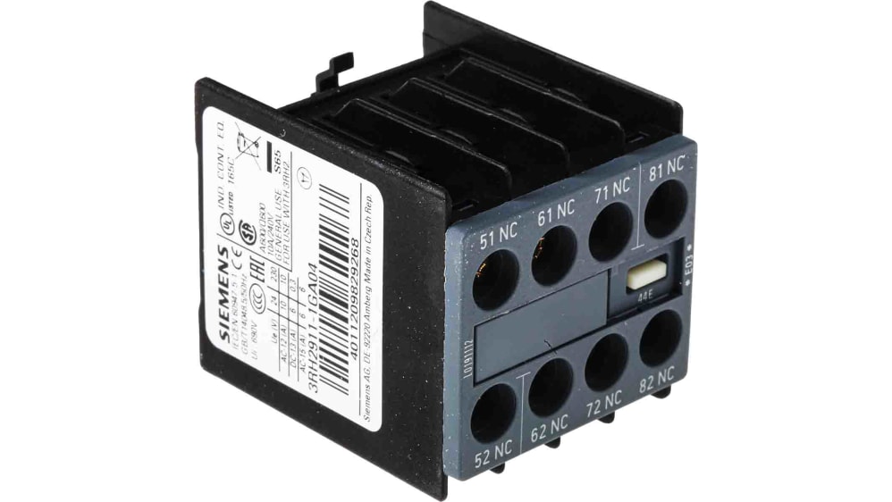 Contatto ausiliario Siemens di allarme Tipo HQ-EL scatolati 3VA99880AB13