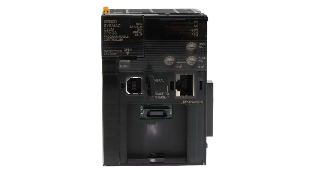 CJ2M-CPU33 | Omron CJ2M Series PLC CPU for Use with CJ2M Series 