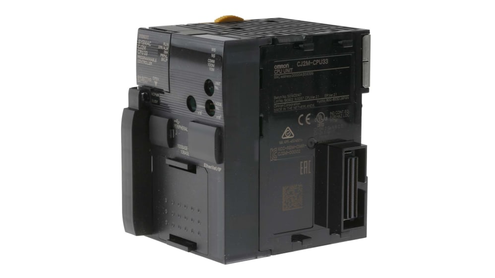 CJ2M-CPU33 | オムロン CJ2M PLC (CPUユニット) USB 2.0 | RS CJ2M-CPU33 | オムロン CJ2M PLC (CPUユニット) USB 2.0 | RS
