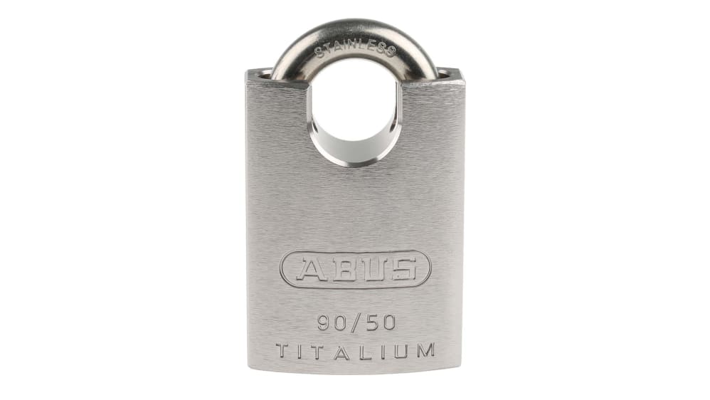 ABUS 90 Series Titalium Stainless Steel Re-Keyable Closed Shackle Padlock