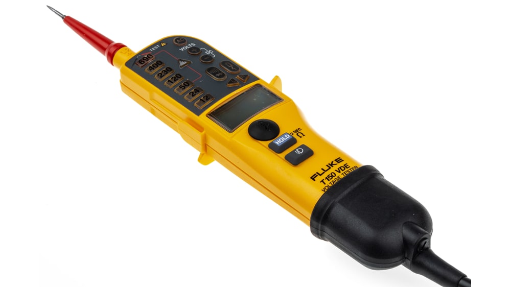 Fluke T150 LCD Spannungsprüfer mit Durchgangsprüfung, CAT III