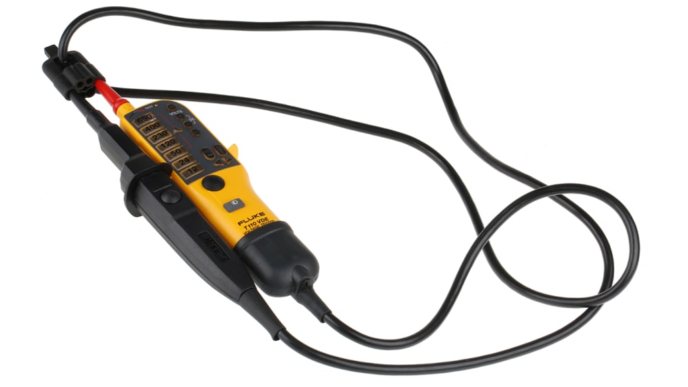 FLUKE T150 Fluke, Fluke T150, LCD Voltage tester, 690V, Continuity Check,  Battery Powered, CAT III 690V, 750-8444