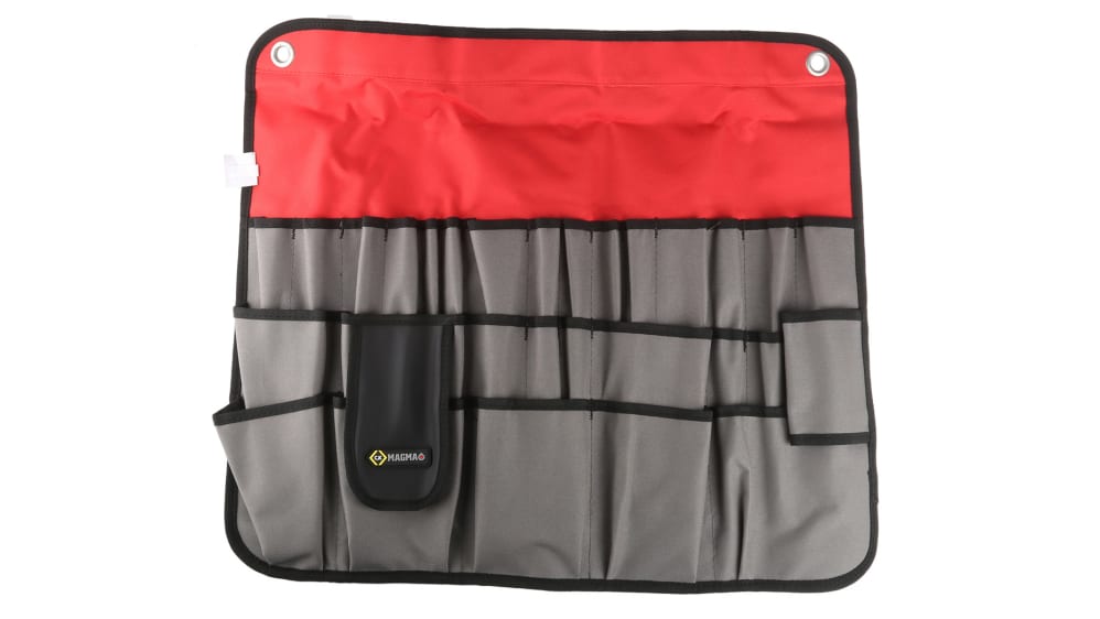 MA2718 CK Grey; Black; Red Polyester Tool Roll, 400mm x 570mm RS