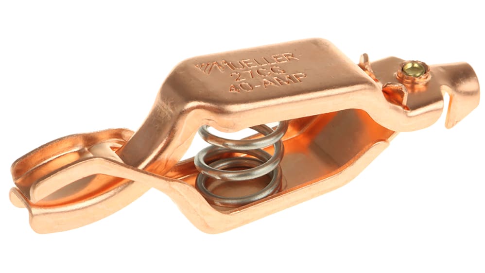 BU-27CG | ミューラー わに口クリップ, 40A, 16mm, 銅 | RS