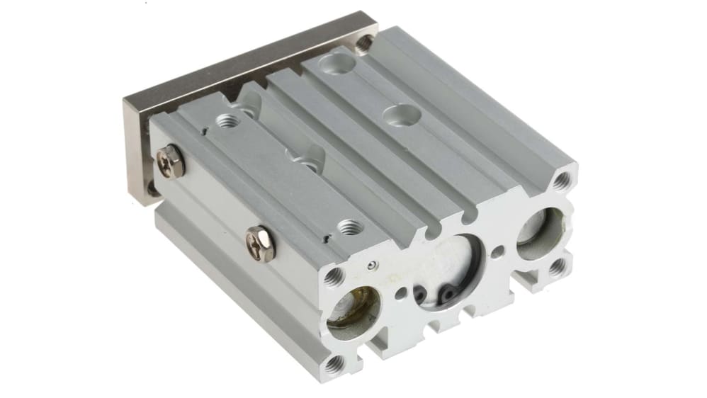 SMC ガイド付シリンダ, ストローク:30mm, ダブル, 1 MPa SMC ガイド付シリンダ, ストローク:30mm, ダブル, 1 MPa