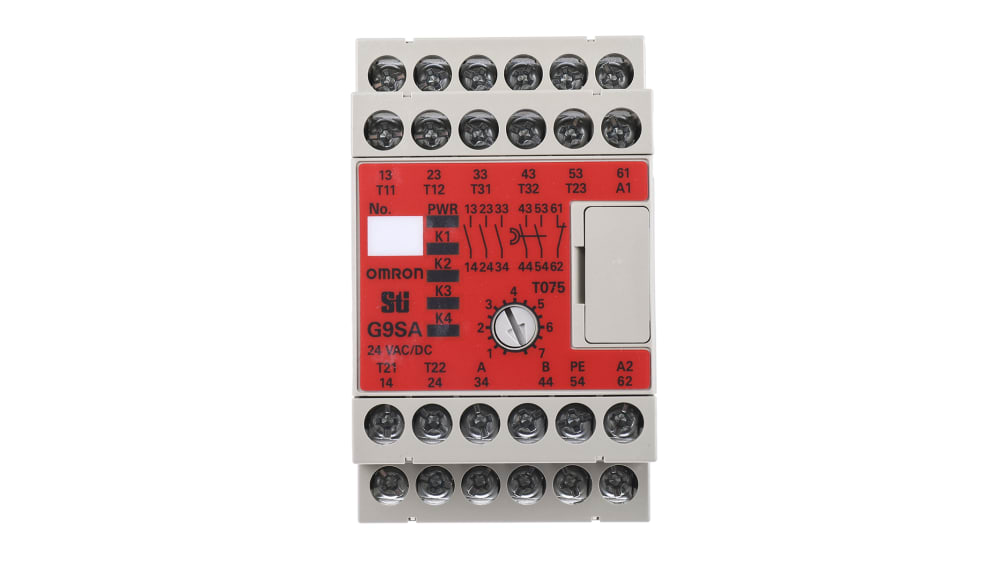 G9SA-321-T075 AC/DC24 | Omron Dual-Channel Emergency Stop Safety