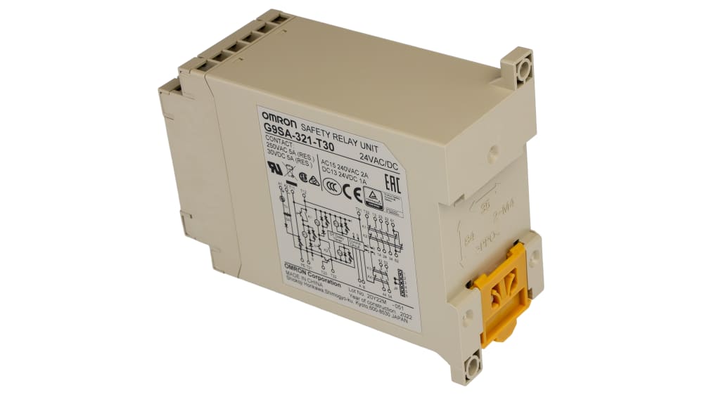 G9SA-321T30 AC/DC24 | オムロン G9SA セーフティリレー 24V ac/dc, 3