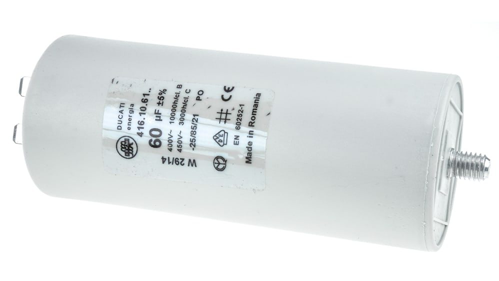 DUCATI Capacitor 35µF 450V 50/60Hz – Industrial Grade, New