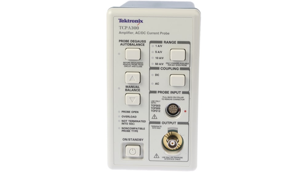 Tektronix オシロスコーププローブアンプ TCPA300 | RS Tektronix オシロスコーププローブアンプ TCPA300 | RS
