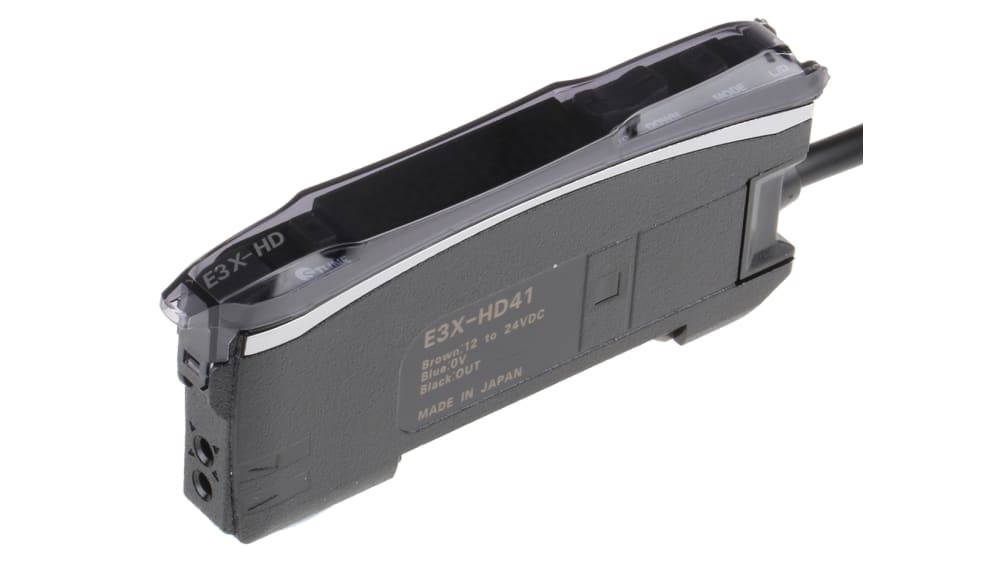 Omron 光ファイバセンサ E3X-HD41 2M, IP50, 12→ 24 V dc