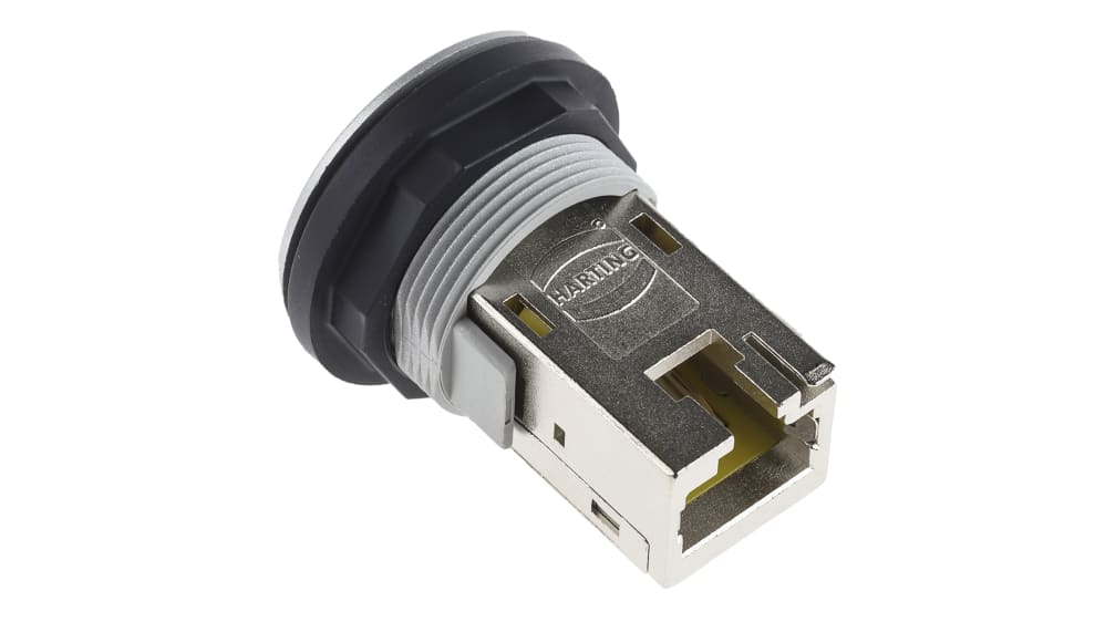 Conector RJ45 Cat6 Macho HARTING serie RJ Industrial, de 8 vías,  apantallado Código RS: 714-8544 Nº ref. fabric.: 09451511560