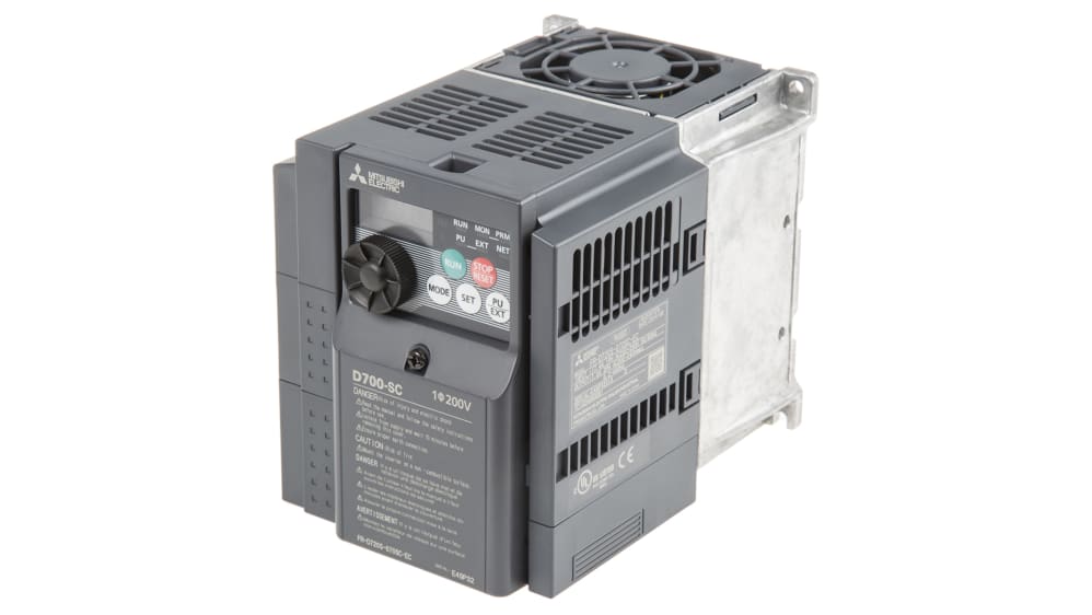 FR-D720S-070SC-EC | 三菱電機 インバータ 1.5 kW 230 V ac 1相 FR-D720S-070SC-EC | 三菱電機 インバータ 1.5 kW 230 V ac 1相
