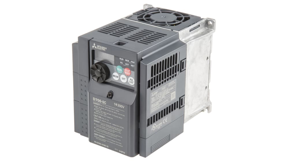 FR-D720S-070SC-EC | Mitsubishi Inverter Drive, 1.5 kW, 1 Phase