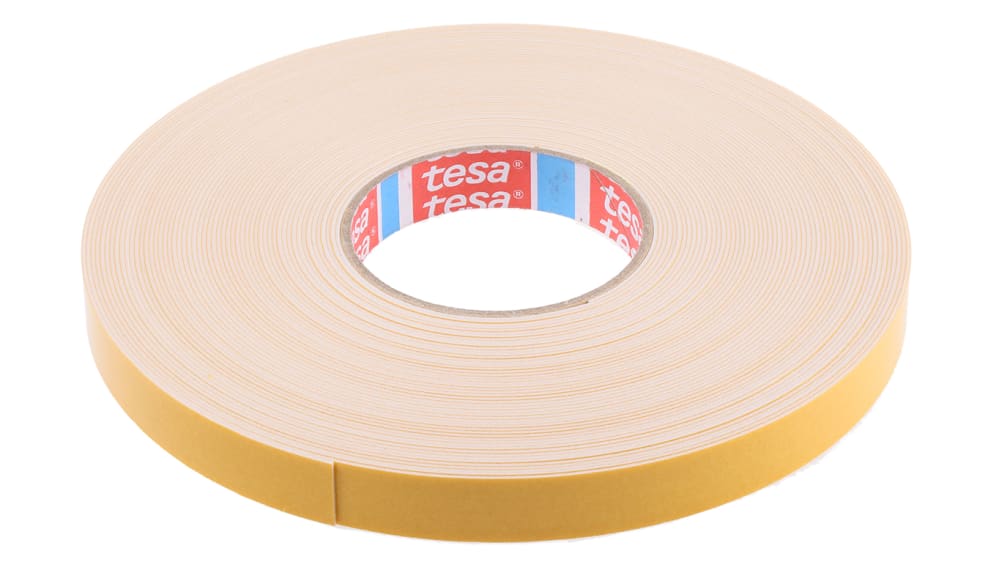  Tesa 4952 Cinta adhesiva acrílica de doble cara de espuma de  celdas cerradas, 55 yardas de longitud, 1/2 pulgada de ancho, 45 mil de  grosor, color blanco (paquete de 1) : Industrial y Científico