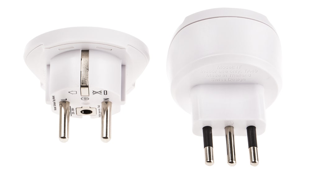 SKROSS Adattatore Da Viaggio – Da Regno Unito A Europa – 230V 7A, Colore Bianco