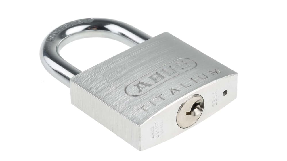 64TI/50 KA6511 | Abus 耐候性南京錠 パドロック タイタリウム グレイ | RS