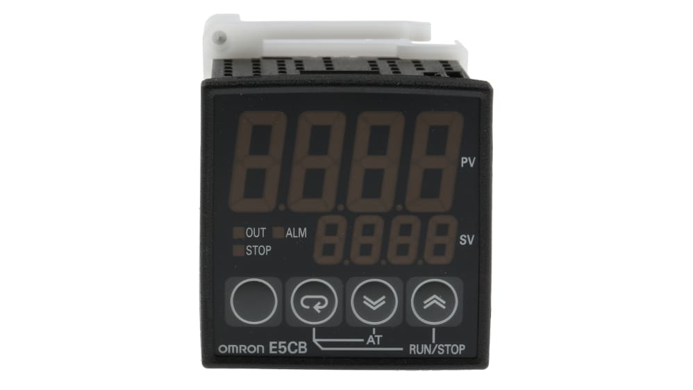 Omron 温度調節器 (PID制御) リレー出力数:1 E5CB-R1TC AC100-240 RS