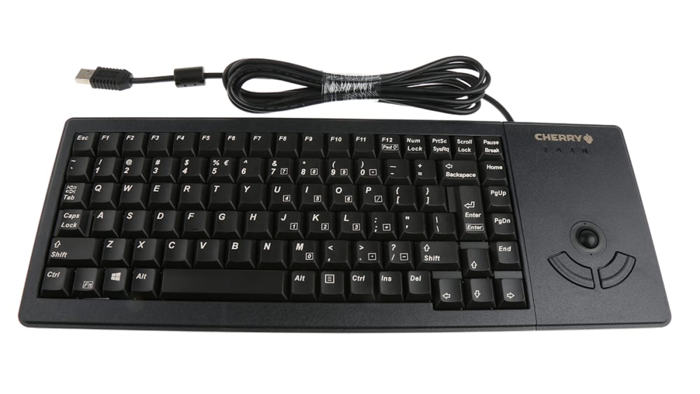 Cherry トラックボール付きキーボード ワイヤード, キー配列：QWERTY