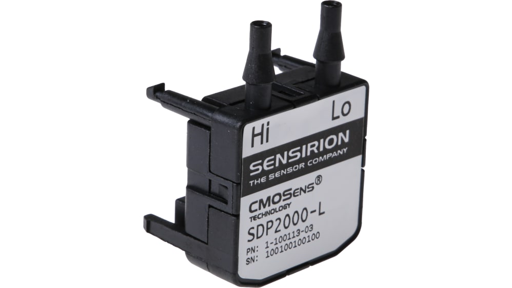 SDP2000-L | Sensirion SDP2000 Series Pressure Sensor, Analogue Output -100 Pa 3500 Pa, Differential Reading | RS