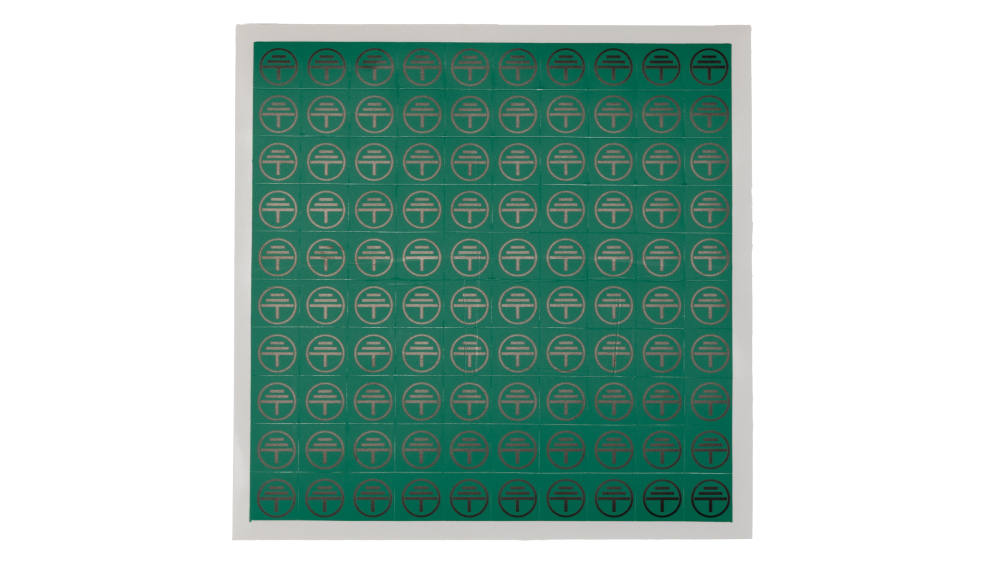 RS PRO Black/Green Vinyl Safety Labels, Symbol-Text 12.5 mm