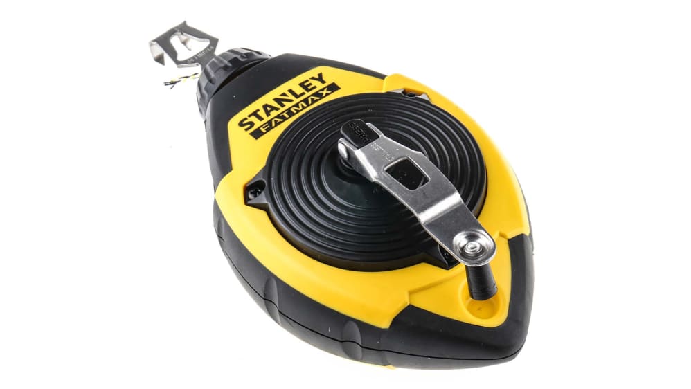 0-47-681, Stanley 30m Chalk Line & with blue Chalk Powder