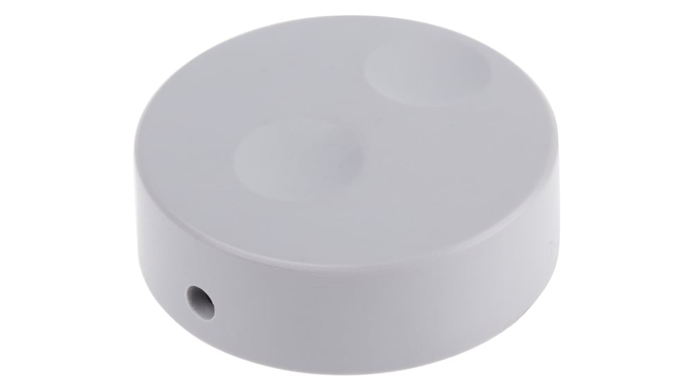 RS PRO PVC エンコーダ ノブ, 6.35mm, ねじ固定軸 直径:38.6mm, グラブ
