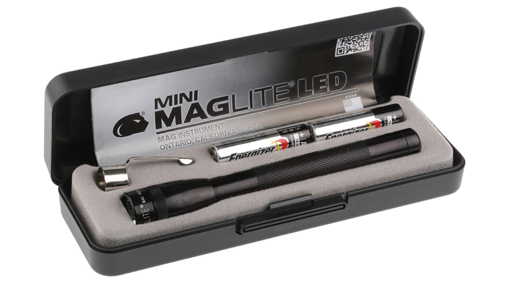 SP32012 マグライト Mini Maglite AAA LED懐中電灯, 黒 RS