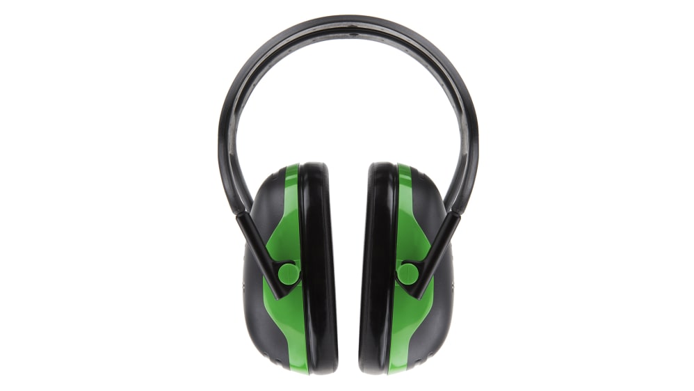 X1A-GA | 3M PELTOR 防音用イヤーマフ ヘッドバンド 黒、緑, 遮音値