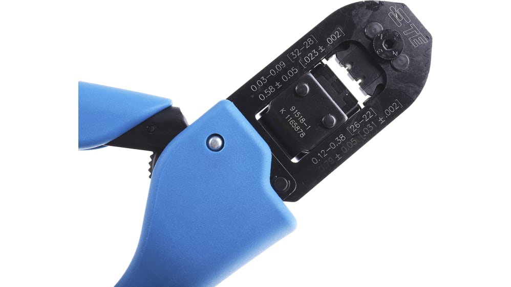 TE Connectivity 圧着工具, ワイヤ寸法：32 → 22AWG, CERTI
