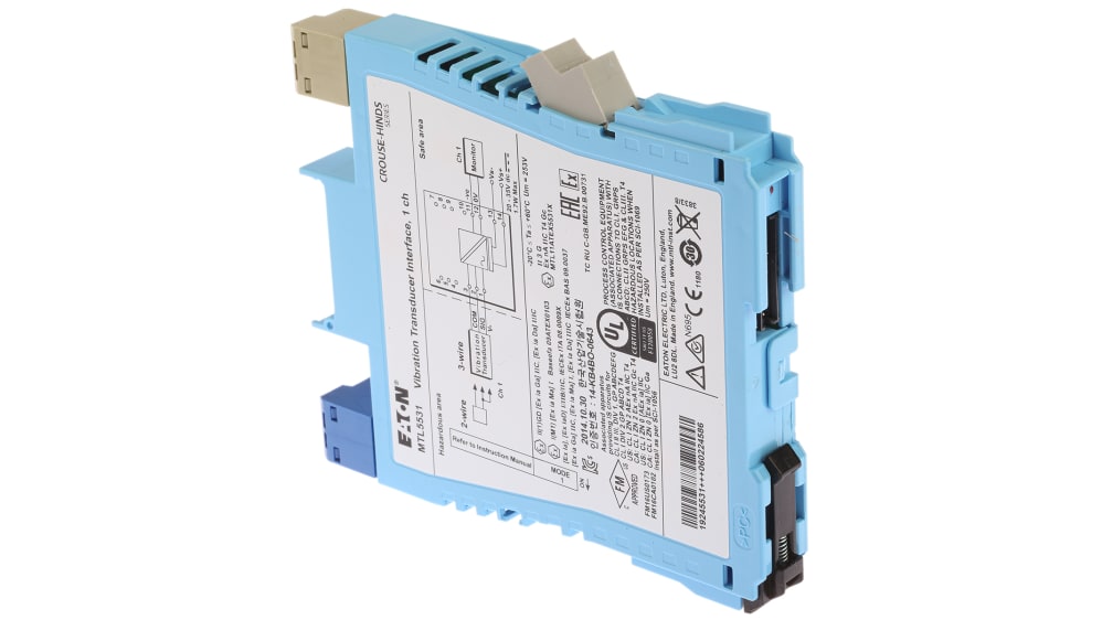 MTL5531/RS | Eaton Zenerbarriere 1-kanalig 20 → 35V dc ATEX 94mA 