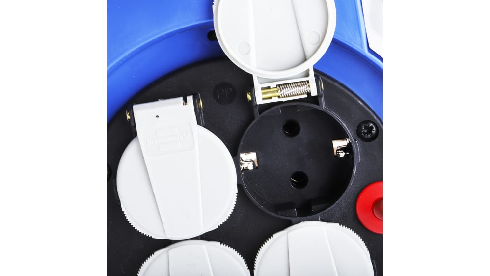 1218050 | brennenstuhl Garant Kabeltrommel, 25m, 4-fach, Typ F  