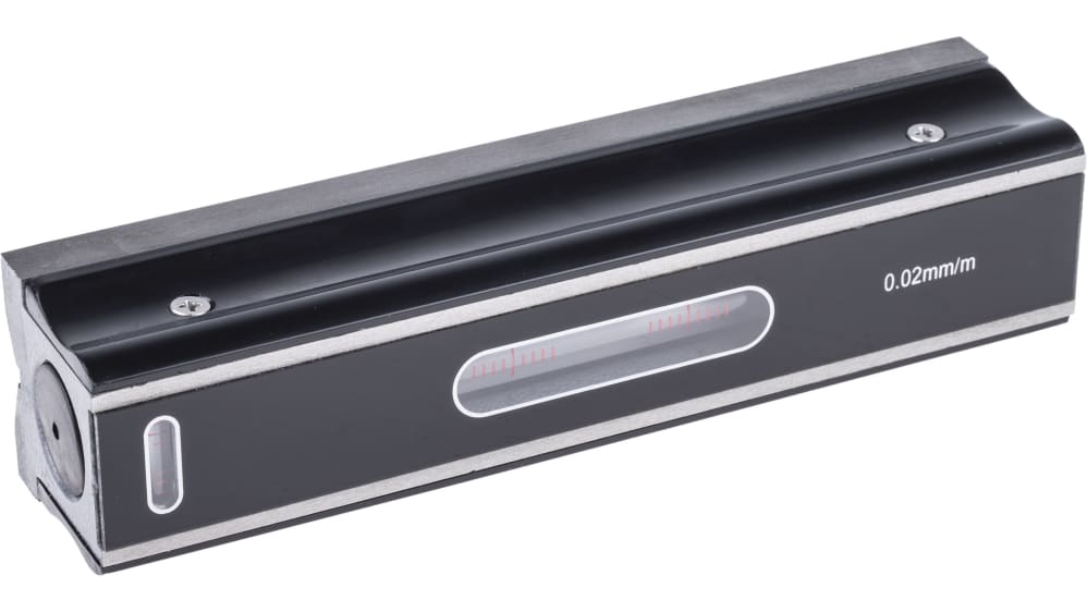 KingLan Livella A Bolla Di Precisione 100mm - Accuratezza 0.02/0.05 Mm/m, In Custodia Di Legno, Strumento Di Misura - 5