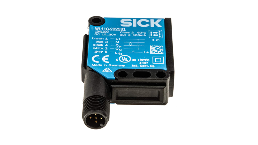 Sick Retroreflective Photoelectric Sensor, Block Sensor, 0 → 4 m Detection  Range