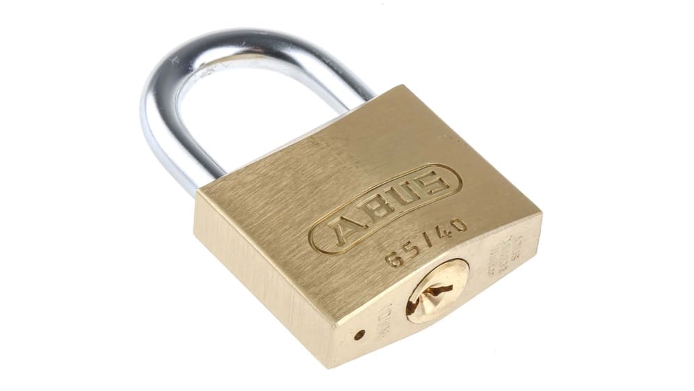 ABUS 12003 Cadenas en laiton avec clé unique 6504