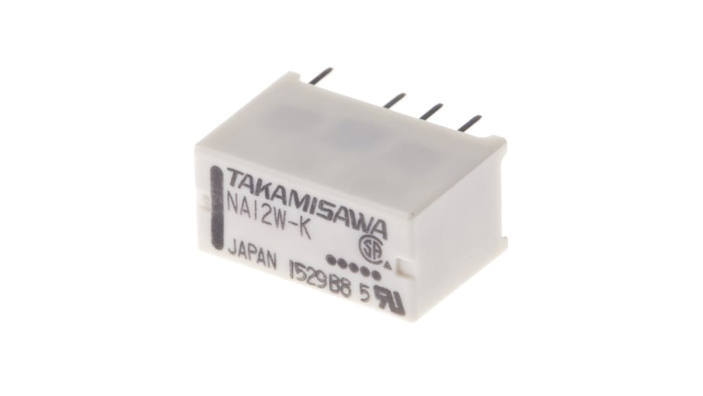 NA-12W-K | 富士通 シグナルリレー DPDT 12V dc NA | RS NA-12W-K | 富士通 シグナルリレー DPDT 12V dc NA | RS