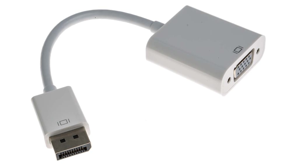 RS PRO DisplayPort Male to VGA Female Adapter
