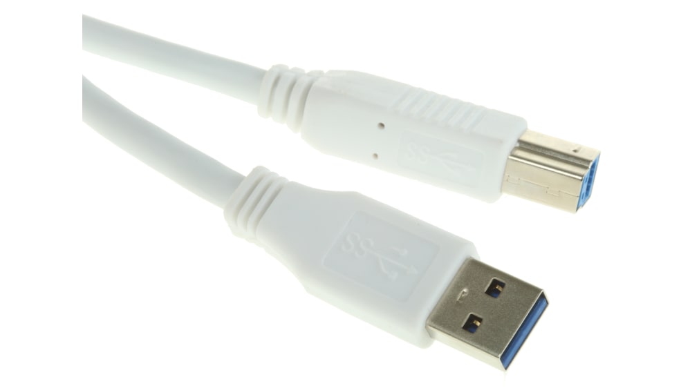 Câble USB A vers USB B - reconditionné grade A - 3 m Pas Cher | Bureau  Vallée
