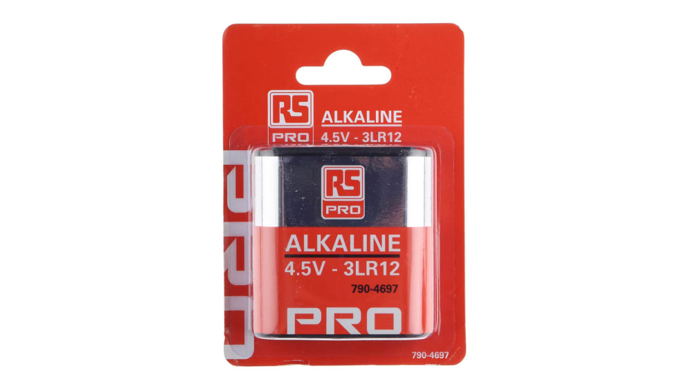 RS PRO Alkaline 4.5V, 3LR12 Battery