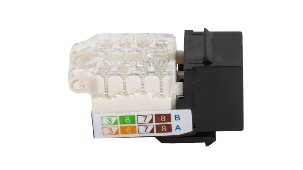 Connettore RJ45 Femmina RS PRO Cat5e, 8P8C vie, Montaggio su cavo