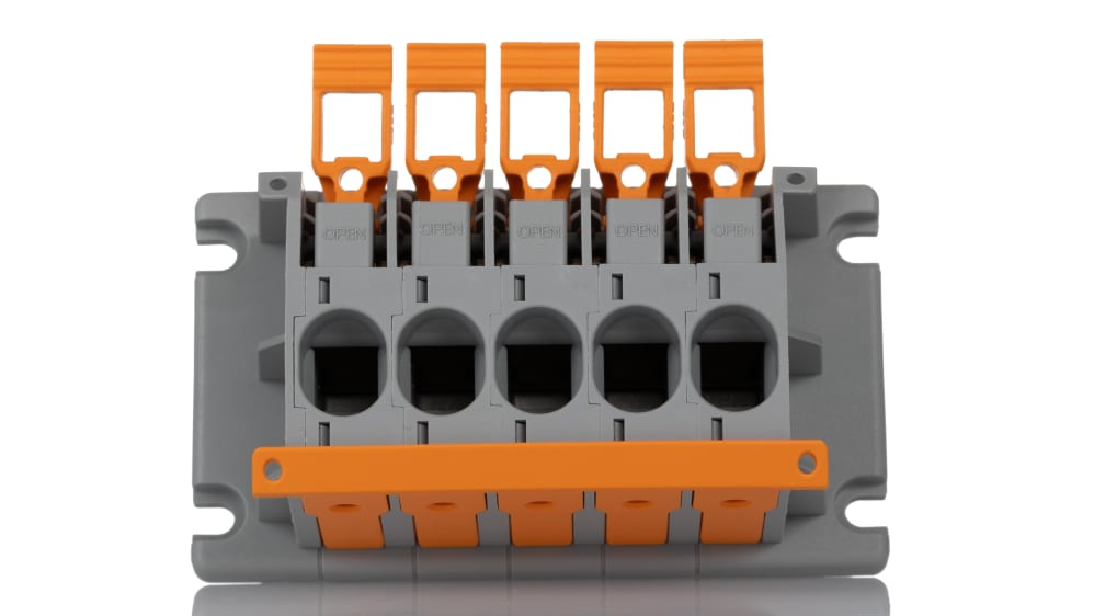 Morsettiera Di Terra RS PRO, 8 Vie, 0 → 16 AWG, Doppia Ve | RS - Foto 5