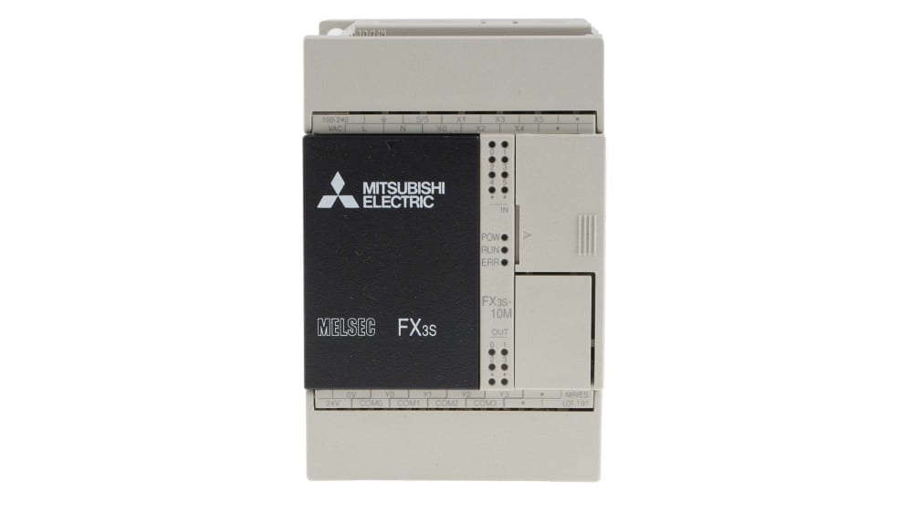 FX3S-10M/ES | 三菱電機 FX3S PLC (CPUユニット) 6 入力 4 出力 FX3S-10M/ES | 三菱電機 FX3S PLC (CPUユニット) 6 入力 4 出力