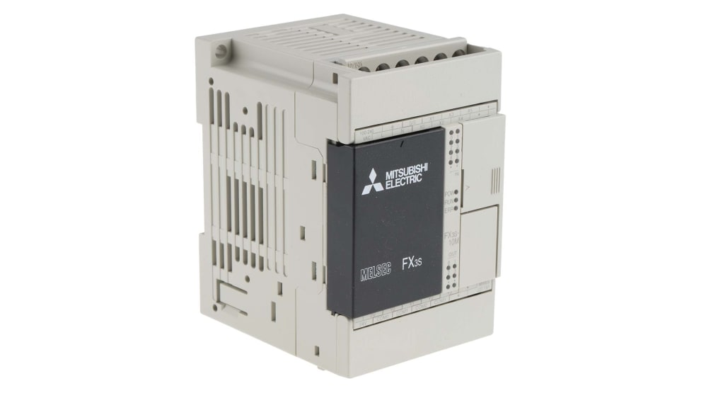 FX3S-10M/ES | Mitsubishi Electric FX3S Series PLC CPU for Use with FX3 Series, Relay, Transistor Output, 6-Input, DC Input | RS FX3S-10M/ES | Mitsubishi Electric FX3S Series PLC CPU for Use with FX3 Series, Relay, Transistor Output, 6-Input, DC Input | RS