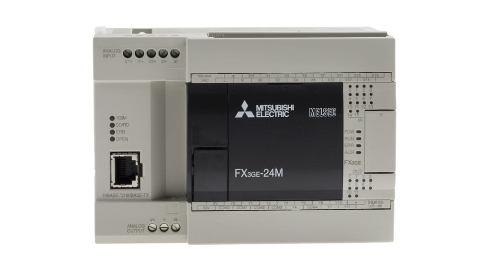 FX3GE-24MR/ES | 三菱電機 FX3GE PLC (CPUユニット) 14 入力 10 FX3GE-24MR/ES | 三菱電機 FX3GE PLC (CPUユニット) 14 入力 10