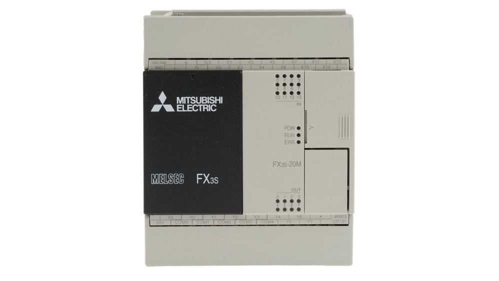 FX3S-20MR/ES | 三菱電機 FX3S PLC (CPUユニット) 12 入力 8